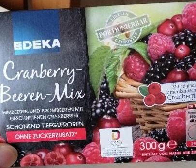 Fotografie - Cranberry-Beeren-Mix Edeka