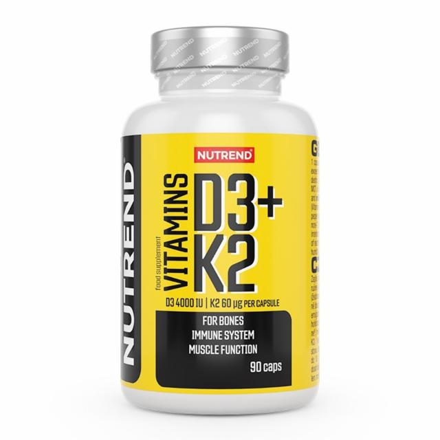 Fotografie - Vitamins D3 + K2 (bez příchuti) Nutrend