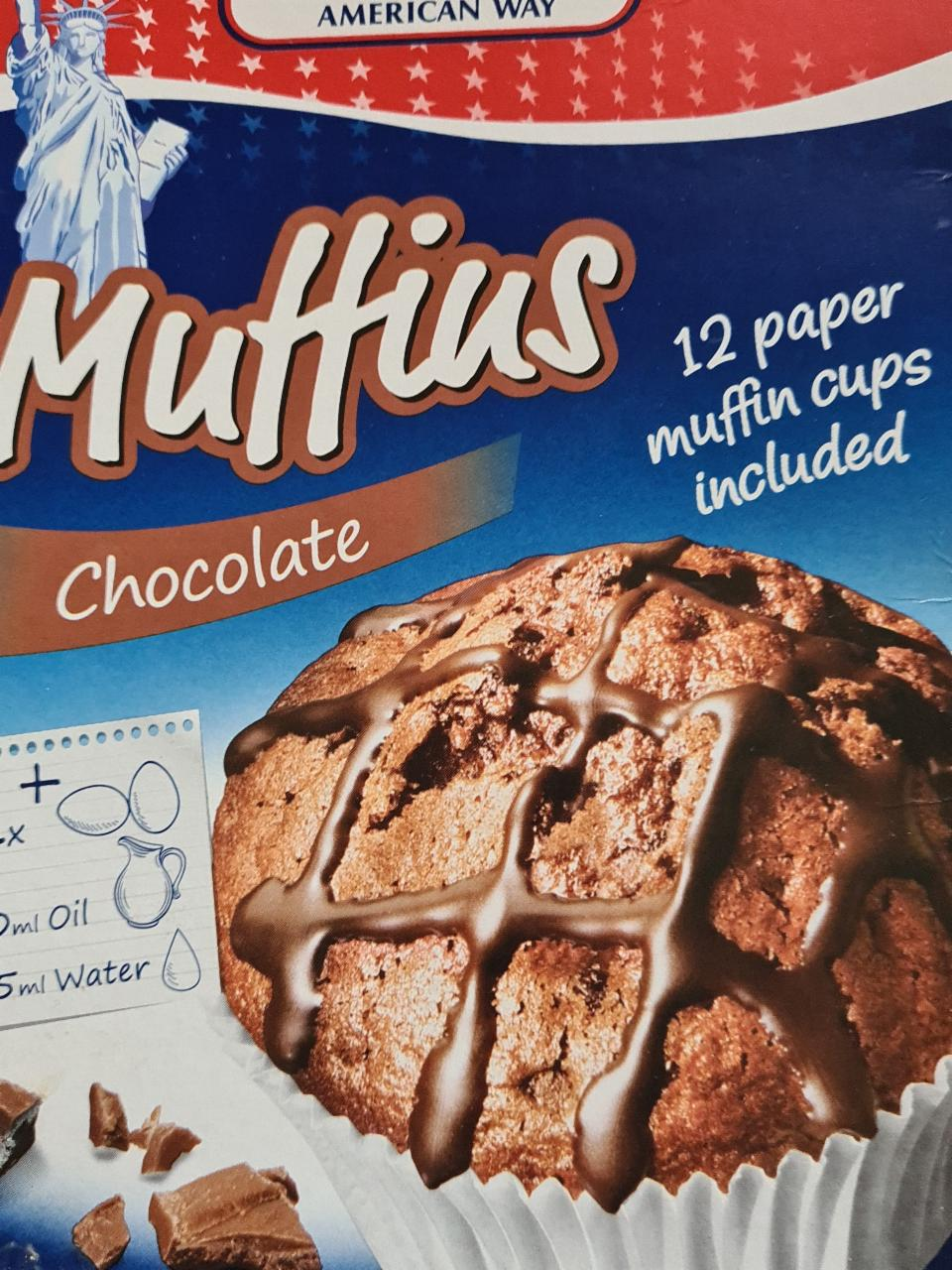 Fotografie - Muffins chocolate směs na pečení McEnnedy American Way