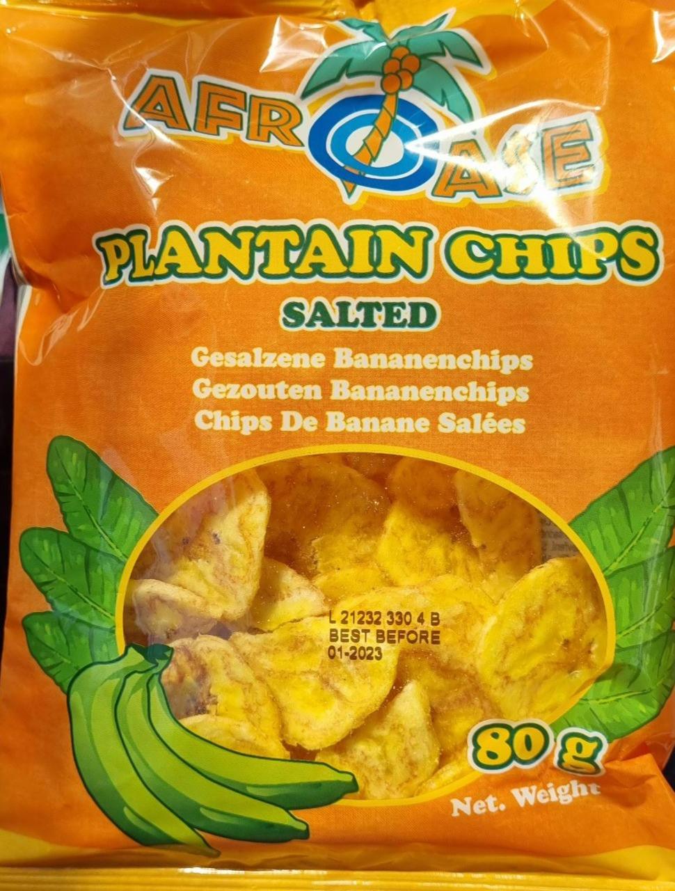 Fotografie - AfroAse Plantain Chips Salted