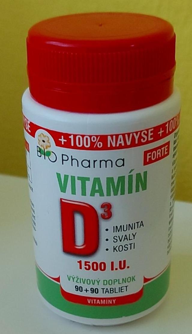 Fotografie - Vitamín D3 1500 I.U. Bio Pharma