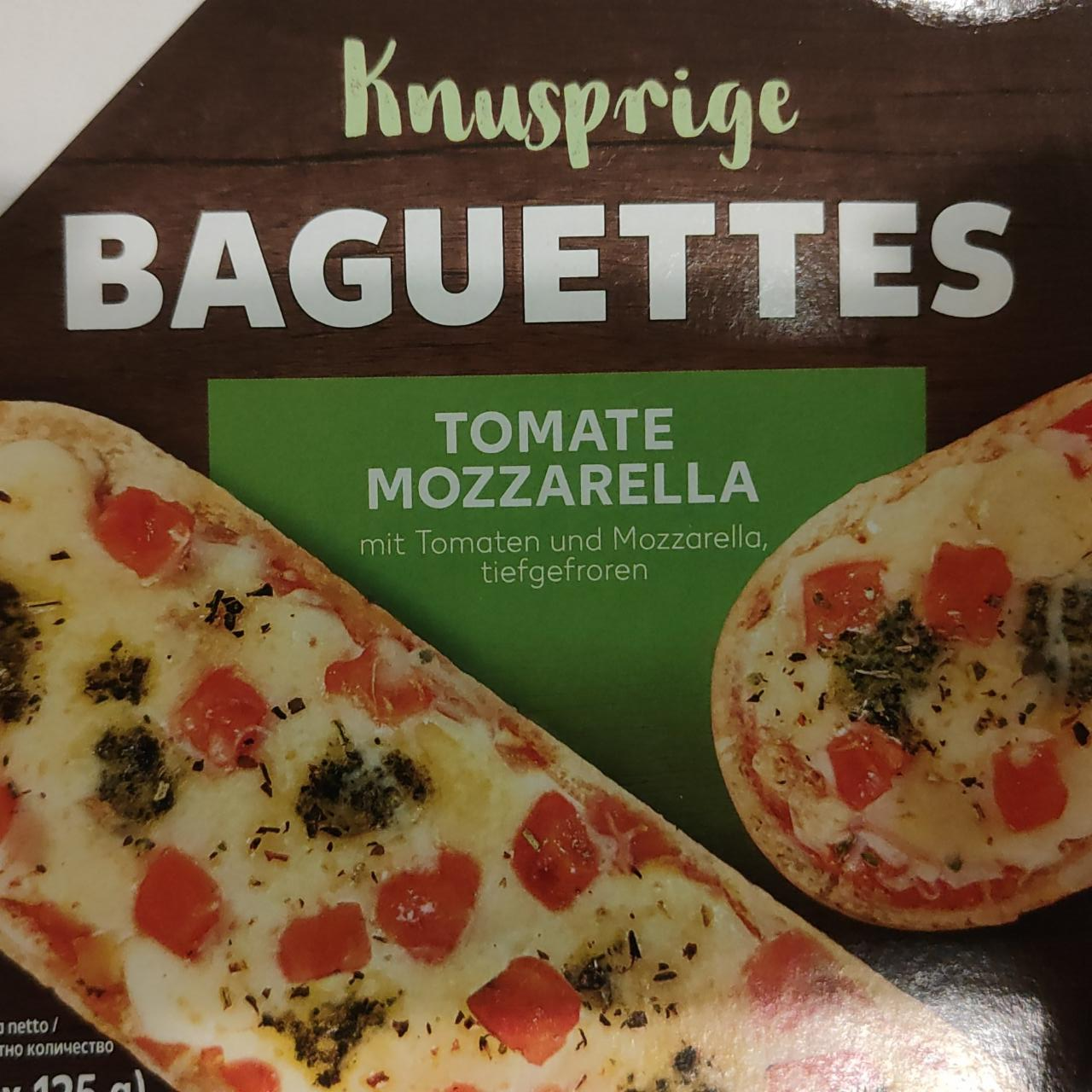 Fotografie - Knusprige Baguettes tomate mozzarella K-Classic