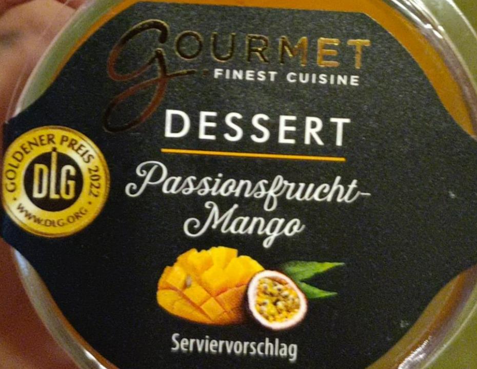 Fotografie - Dessert Passionsfrucht-Mango Gourmet finest cuisine