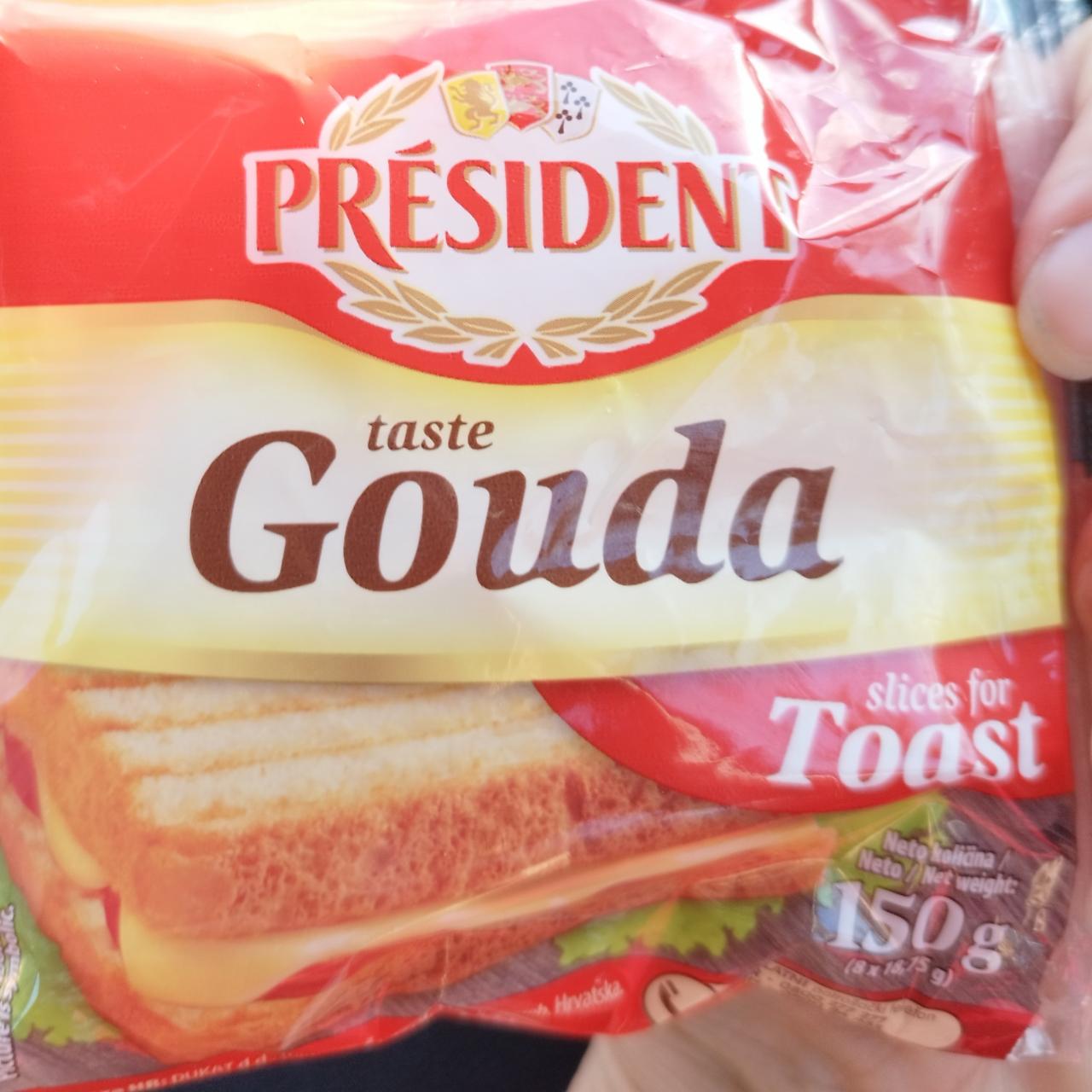Fotografie - Gouda taste slices for Toast Président