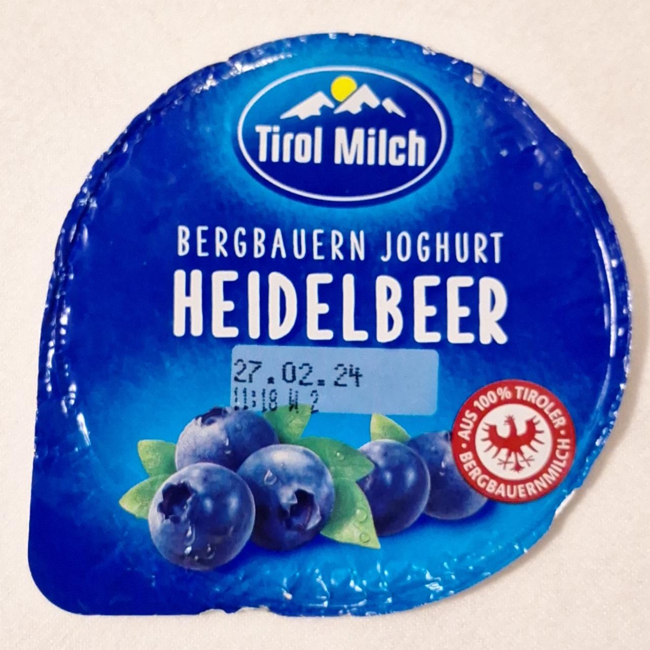 Fotografie - Bergbauern joghurt heidelbeer Tirol Milch