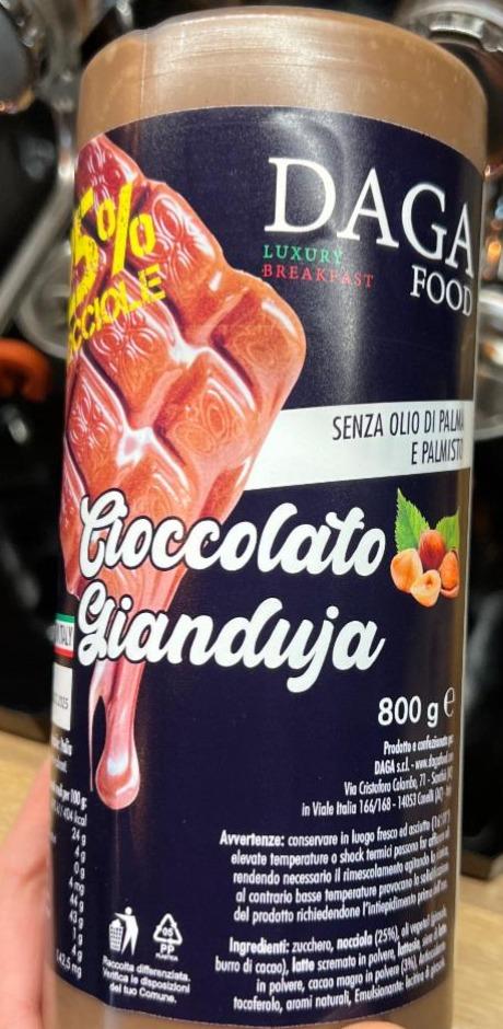 Fotografie - Cioccolato Gianduja Daga Food