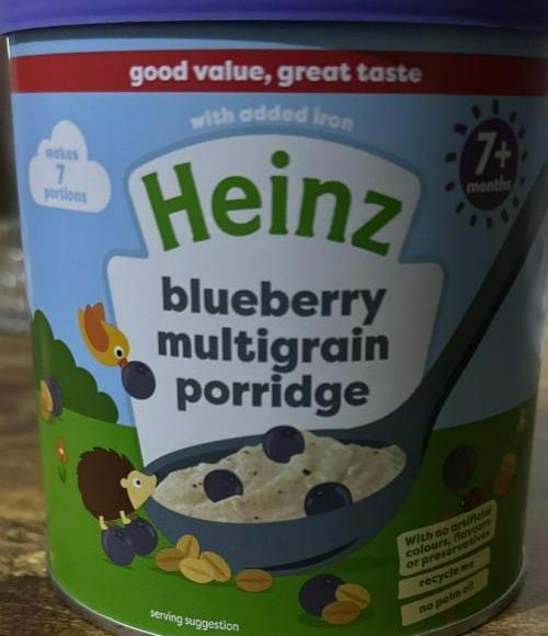 Fotografie - Blueberry multigrain porridge Heinz
