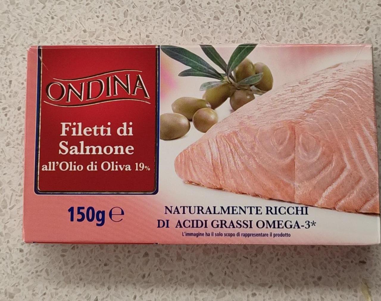 Fotografie - Filetti di salmone all'olio di oliva Ondina
