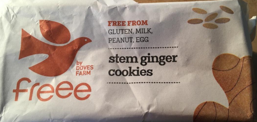 Fotografie - Gluten Free Organic Stem Ginger Cookies Freee by Doves Farm