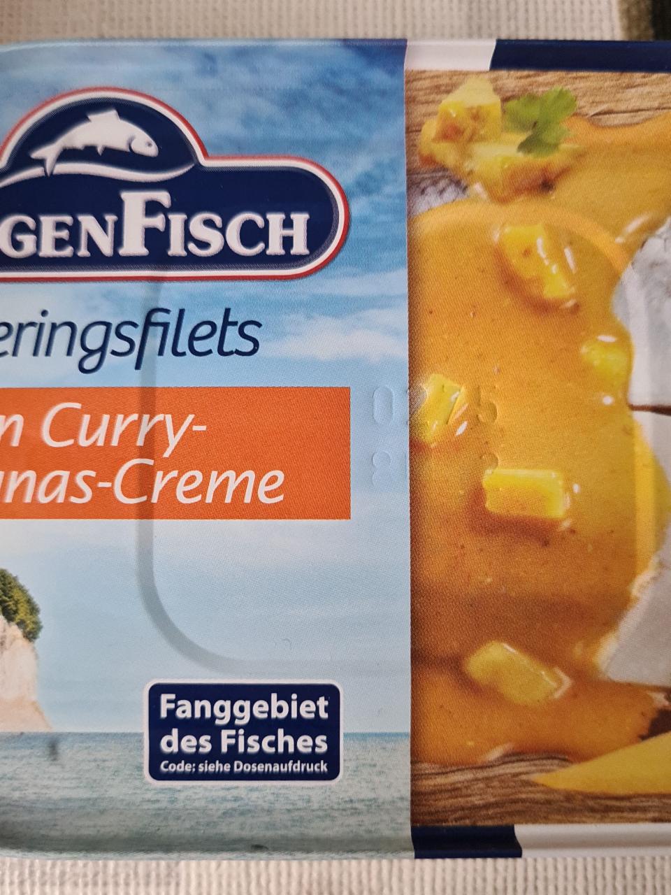 Fotografie - RugenFisch Heringsfilets in Curry-Ananas-Creme