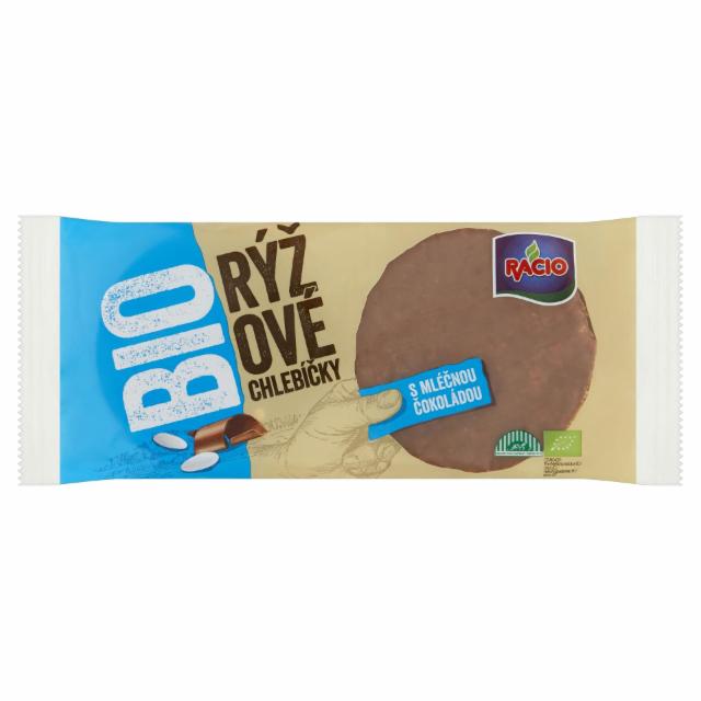 Fotografie - Rýžové chlebíčky s mléčnou čokoládou BIO Racio