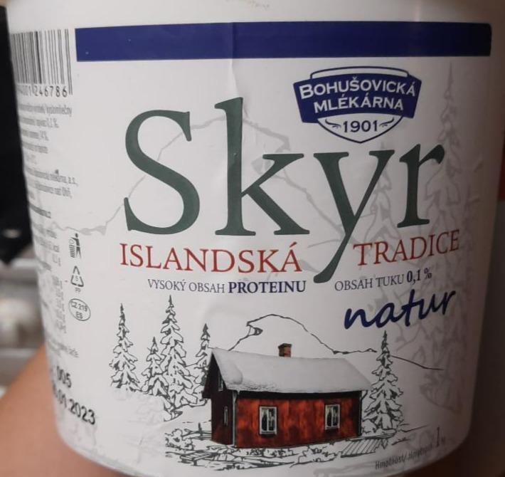 Fotografie - Skyr isladská tradice 0,1% tuku Bohušovická mlékárna