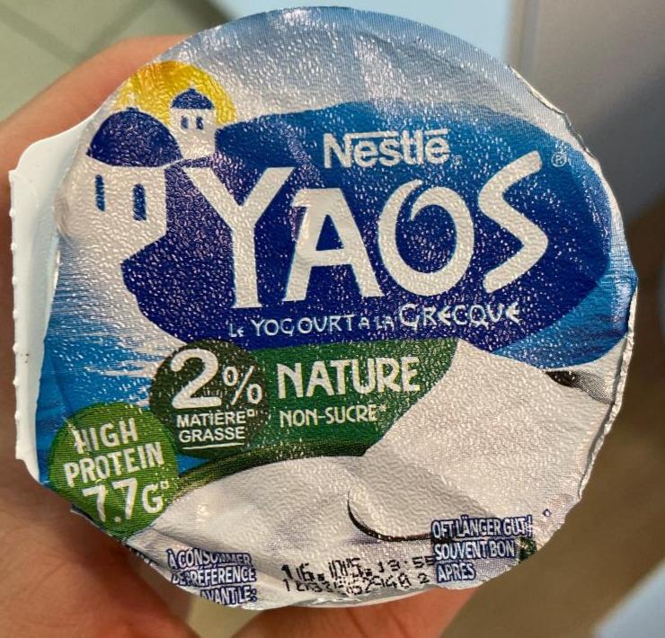 Fotografie - Yaos 2% le yogourt a la grecque Nature Nestlé