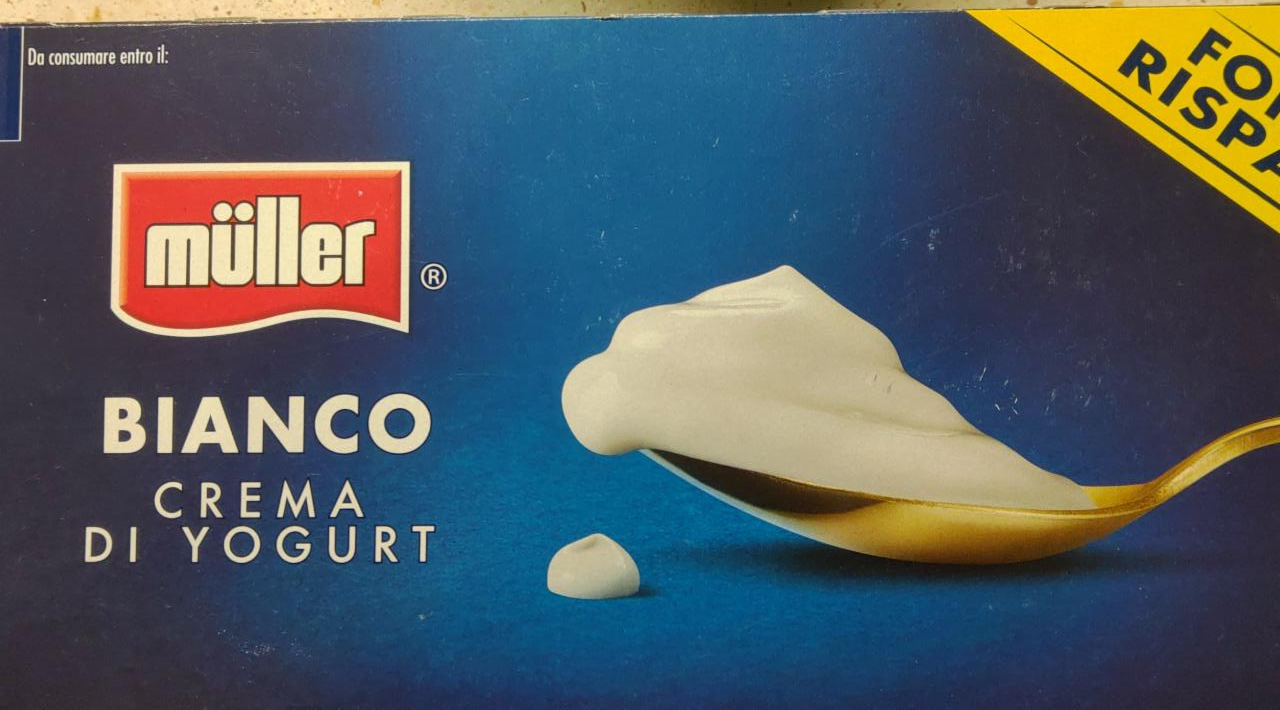 Fotografie - Bianco Crema di yogurt Müller