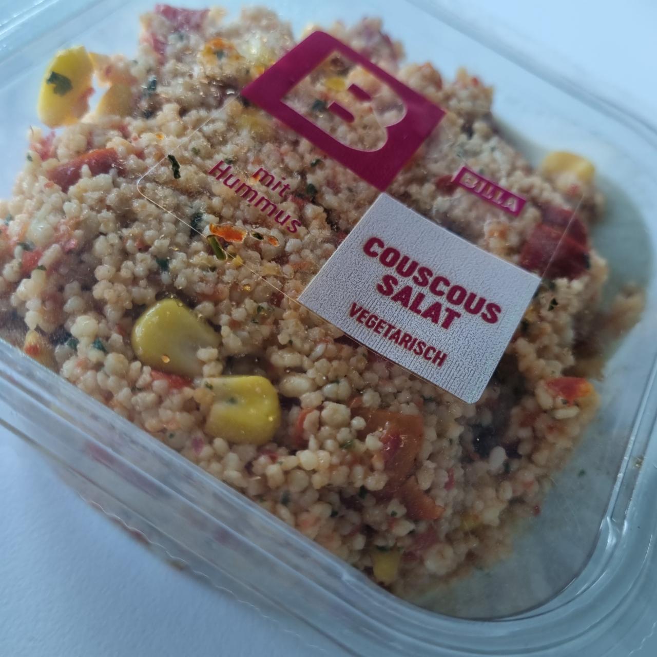Fotografie - Couscous Salat mit Hummus Vegetarisch Billa