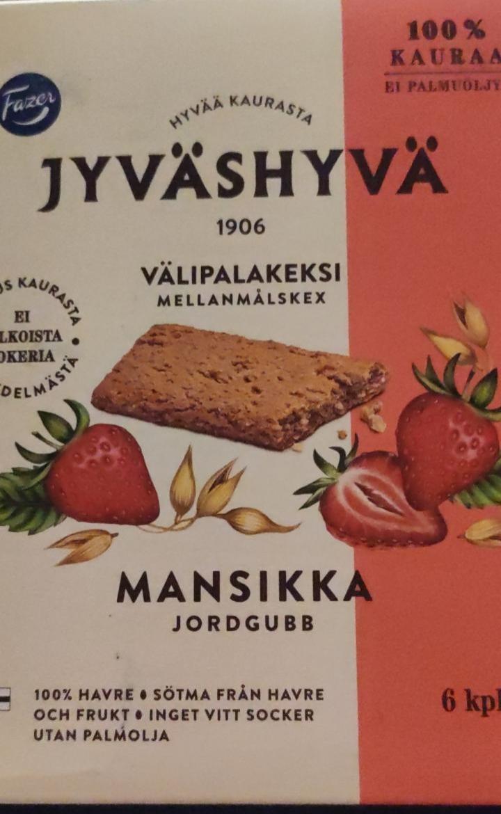 Fotografie - Jyväshyvä Mansikka Välipalakeksi Fazer