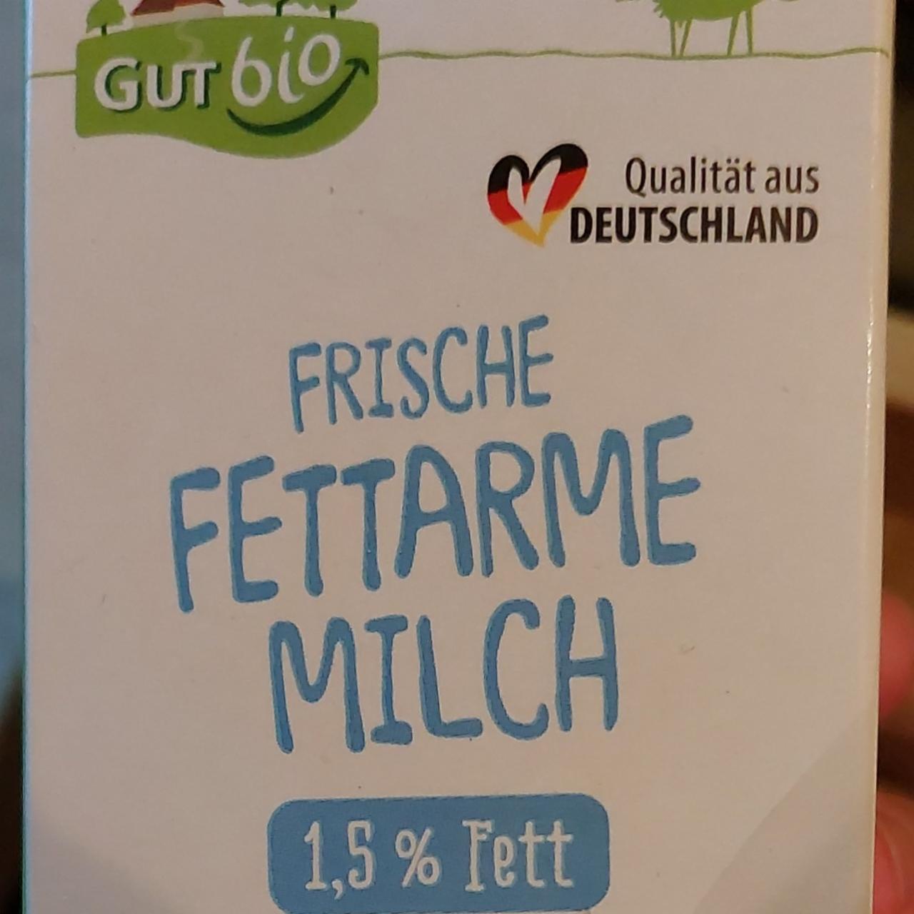Fotografie - Frische fettarme Milch Gut Bio