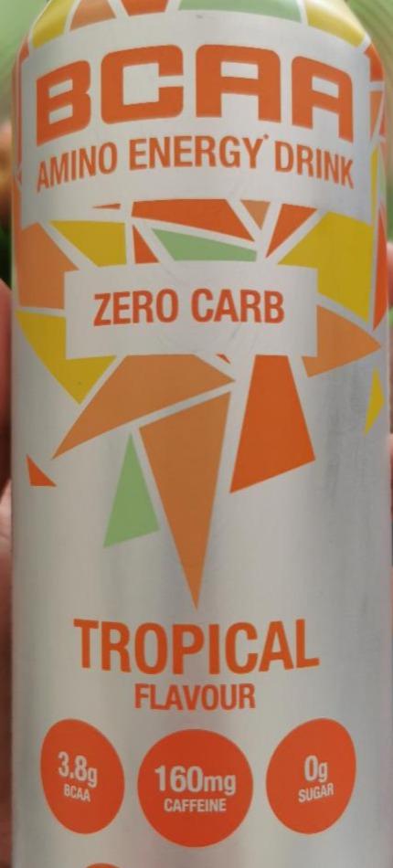 Fotografie - BCAA amino energy drink Tropical flavour Zero carb