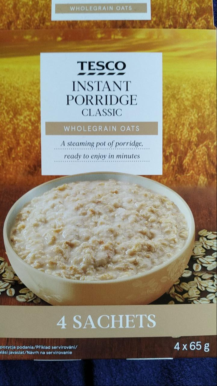 Fotografie - Instant porridge classic Tesco