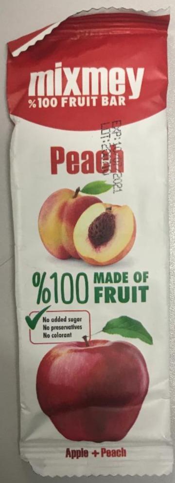 Fotografie - 100% Fruit bar Apple + Peach Mixmey