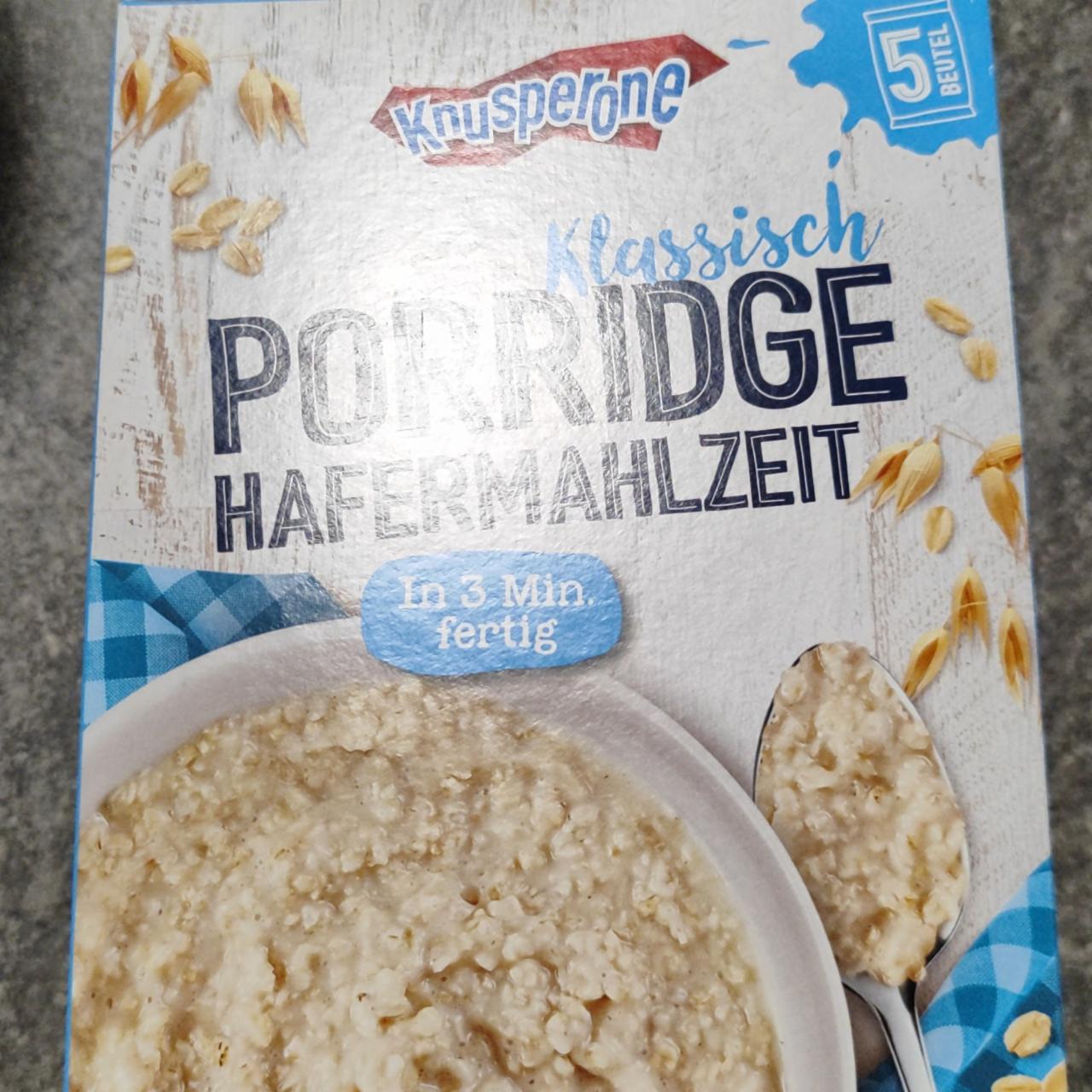 Fotografie - Porridge Klassisch Hafermahlzeit Knusperone
