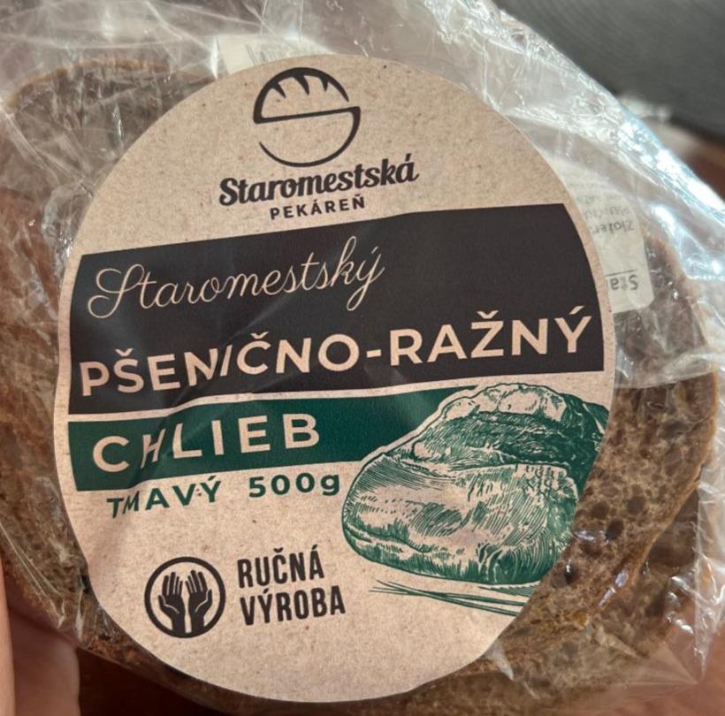 Fotografie - Staromestský pšenično ražný chlieb tmavý Staromestská Pekáreň