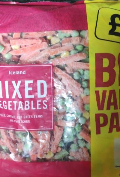Fotografie - Mixed Vegetables Iceland