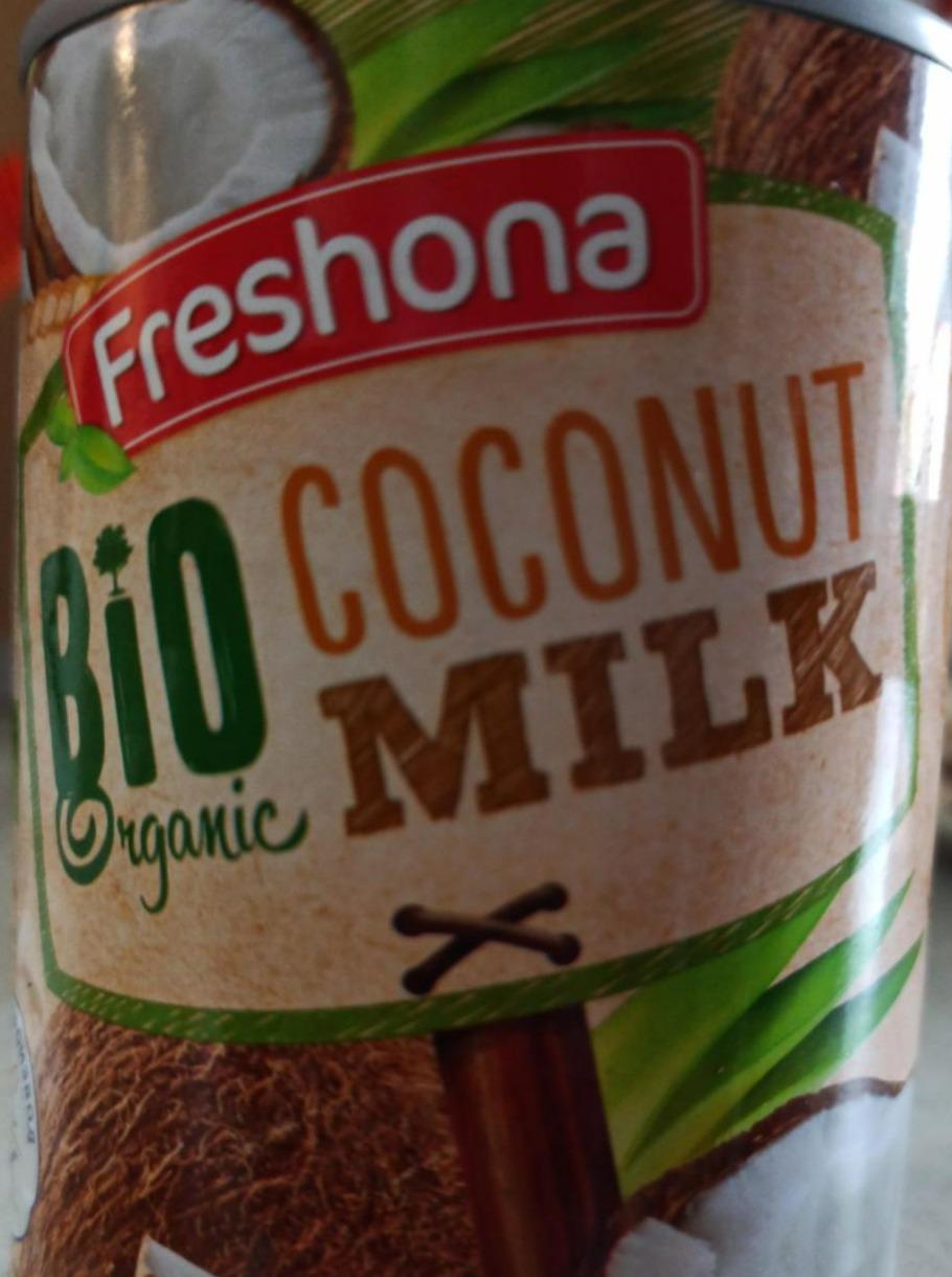Fotografie - Bio organic Coconut milk Freshona