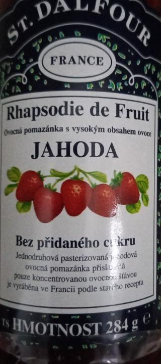 Fotografie - Rhapsodie de fruit jahoda St. Dalfour