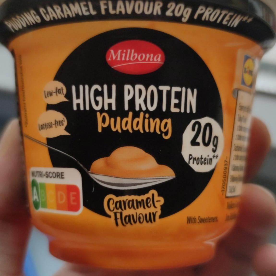 Fotografie - High Protein Pudding Caramel Flavour Milbona