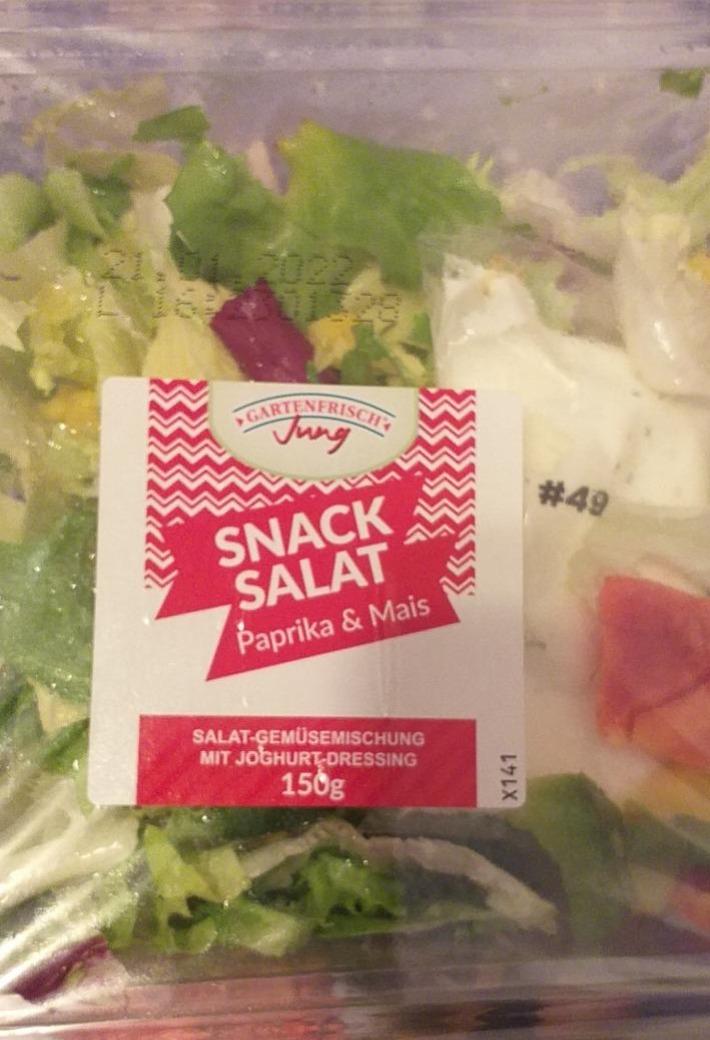 Fotografie - Snack Salat Paprika & Mais Gartenfrisch