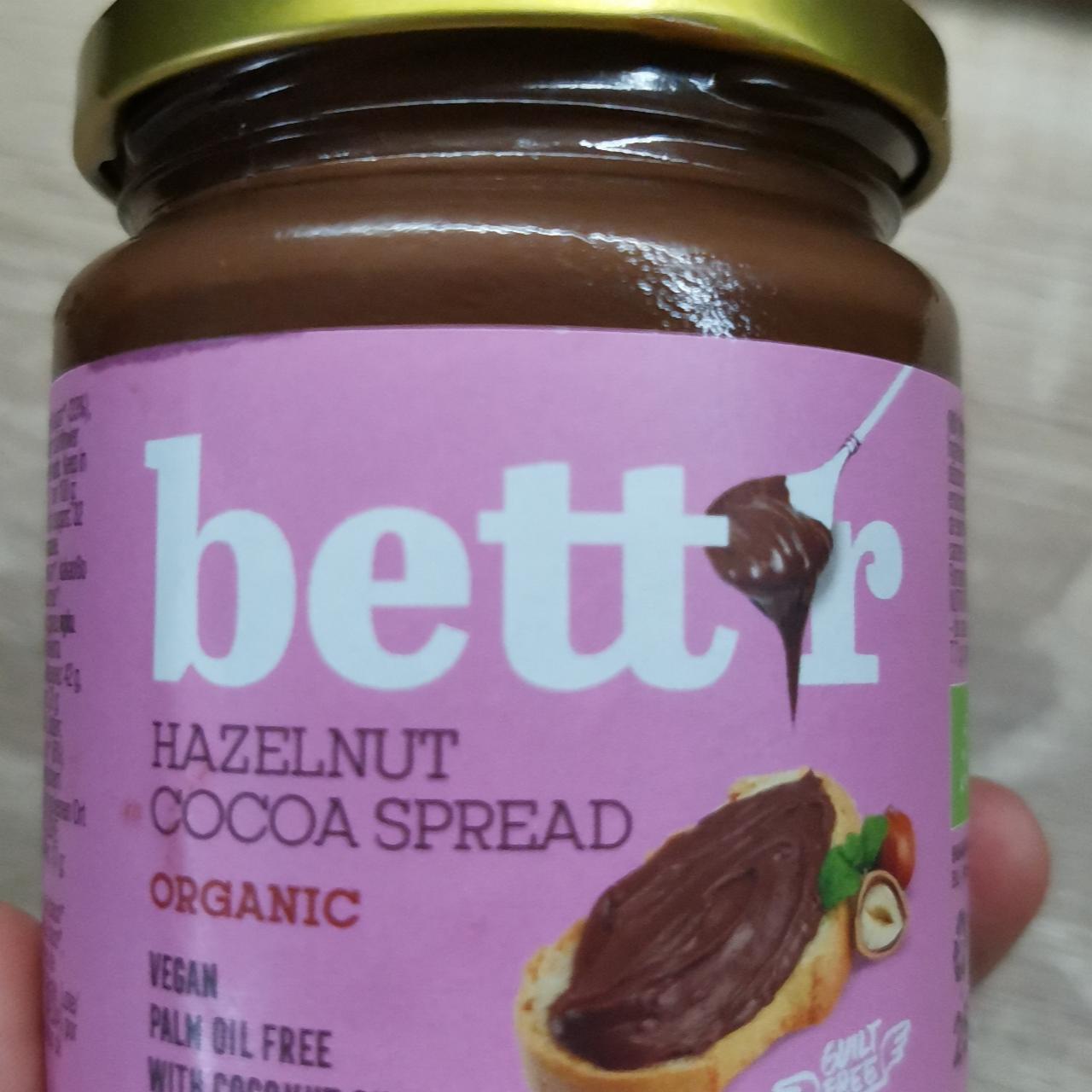 Fotografie - better hazelnut cocoa spread