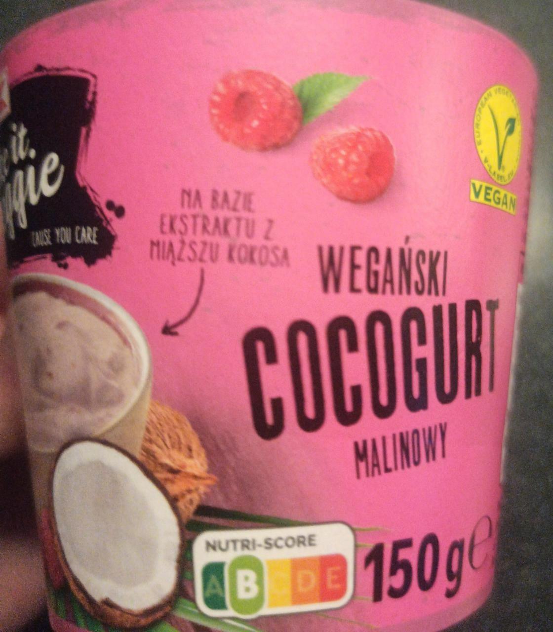 Fotografie - Wegański cocogurt malinowy K-take it veggie