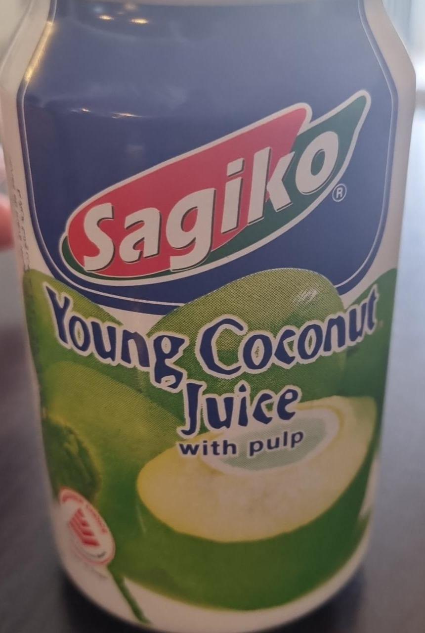 Fotografie - Young Coconut Juice with pulp Sagiko