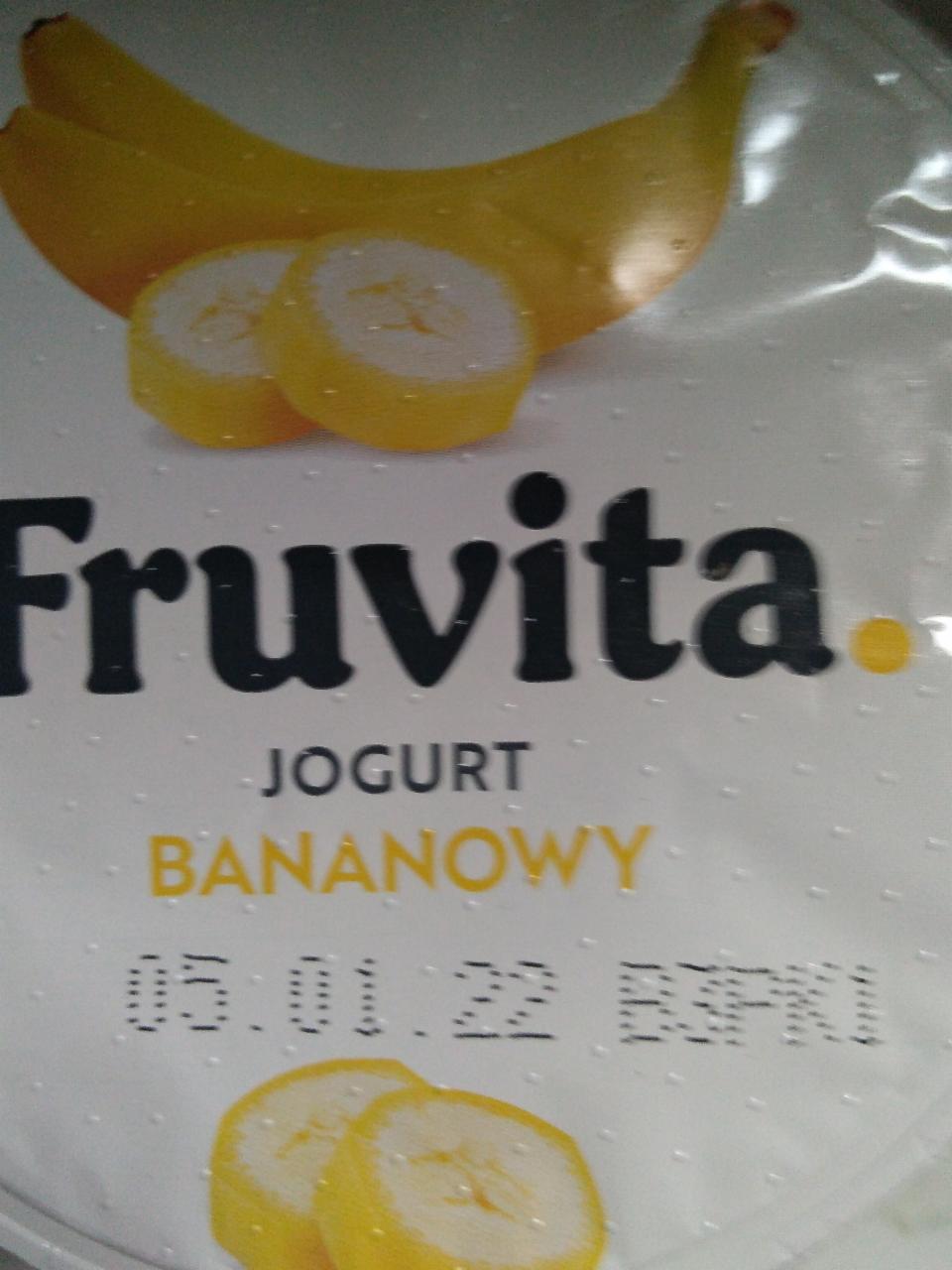 Fotografie - Jogurt bananowy FruVita