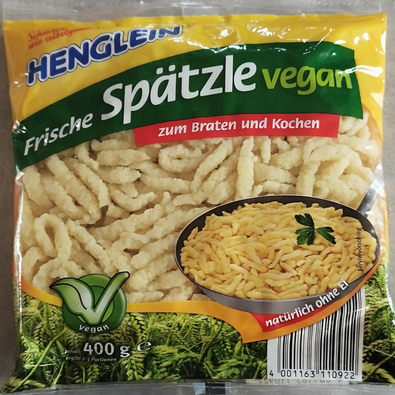 Fotografie - Frische Spätzle vegan Henglein