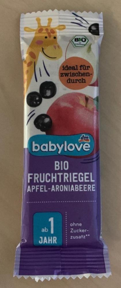 Fotografie - Bio Fruchtriegel Apfel-Aroniabeere Babylove