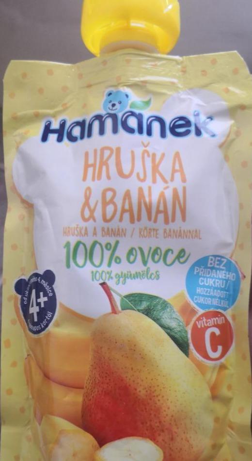 Fotografie - 100% ovoce Hruška & Banán Hamánek