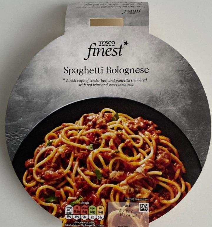 Fotografie - Spaghetti bolognese Tesco finest