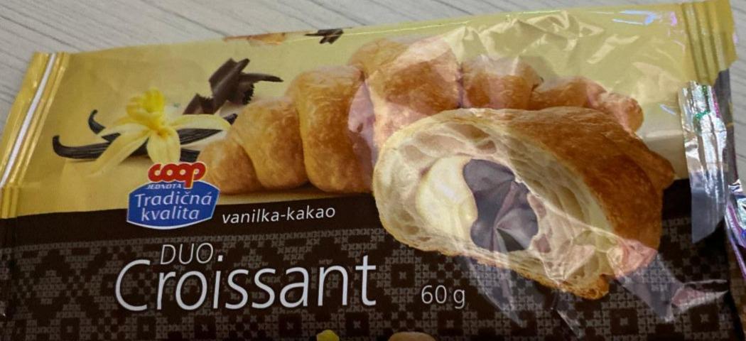 Fotografie - Duo Croissant Vanilka-kakao Coop Tradičná kvalita