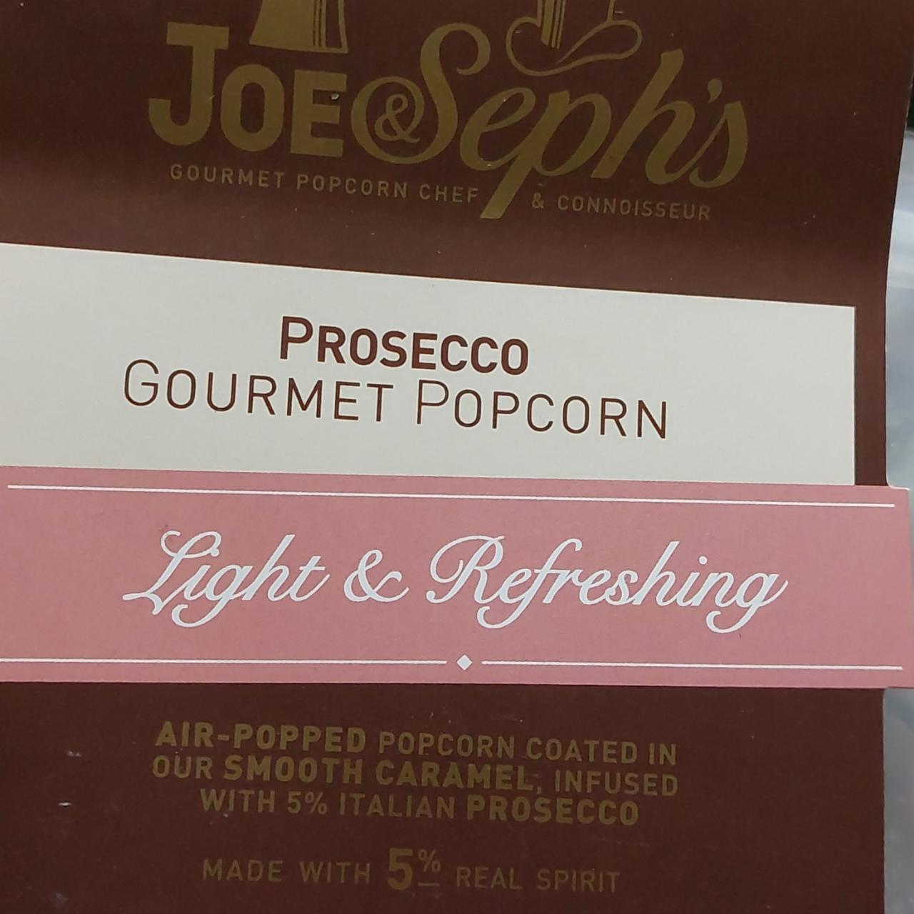 Fotografie - Prosecco Gourmet Popcorn Joe & Seph's
