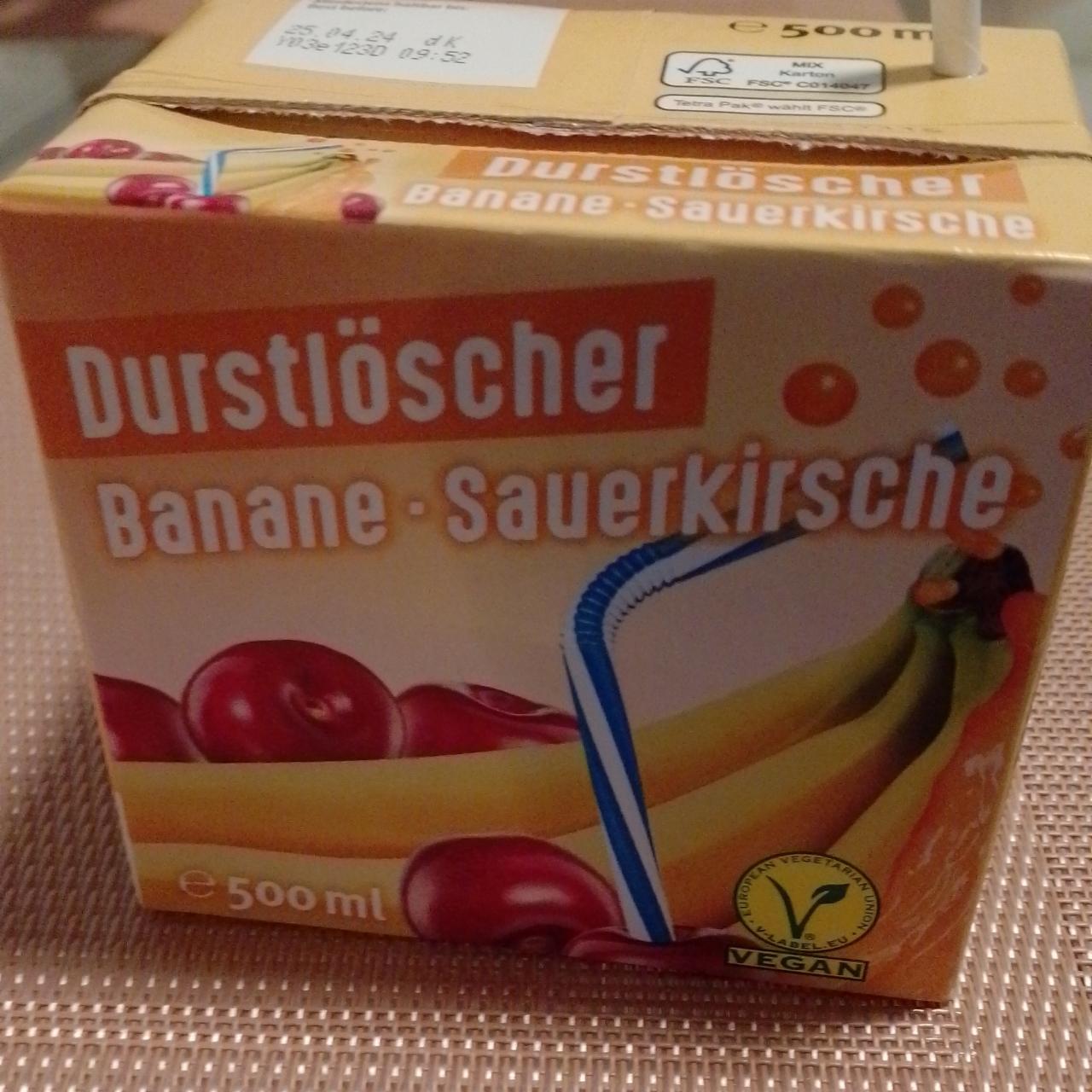 Fotografie - Sauerkirsch-Banane Durstlöscher