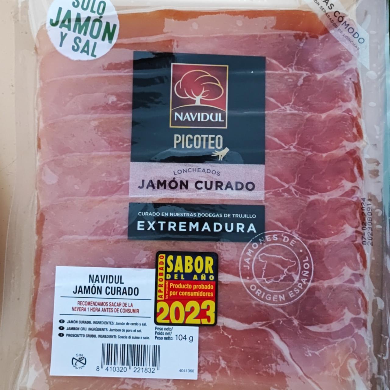 Fotografie - Picoteo Jamón Curado extremadura Navidul