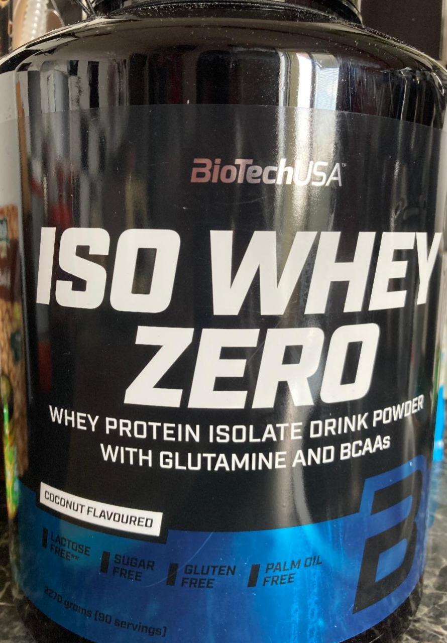 Fotografie - ISO whey zero protein coconut BioTechUSA
