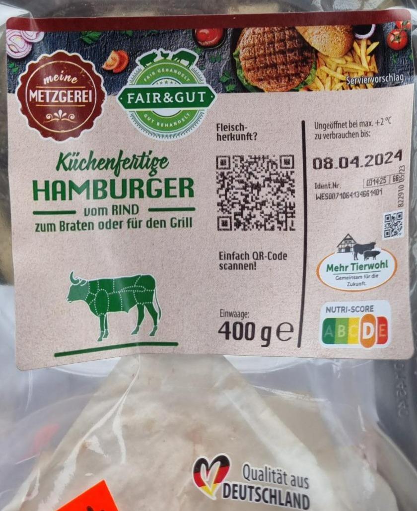 Fotografie - Küchenfertige Hamburger Meine Metzgerei