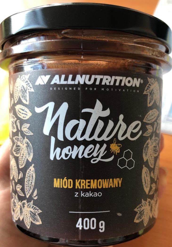 Fotografie - Nature honey miód kremowany z kakao Allnutrition