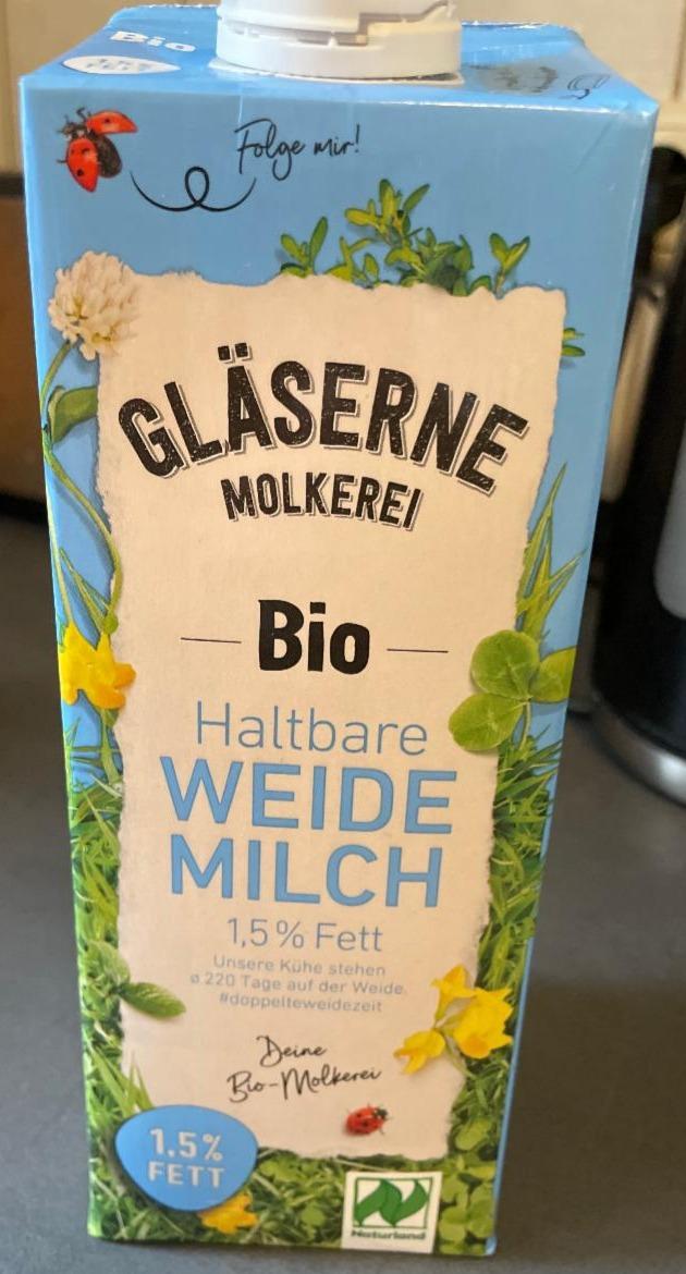 Fotografie - Bio Weide Milch Gläserne Molkerei