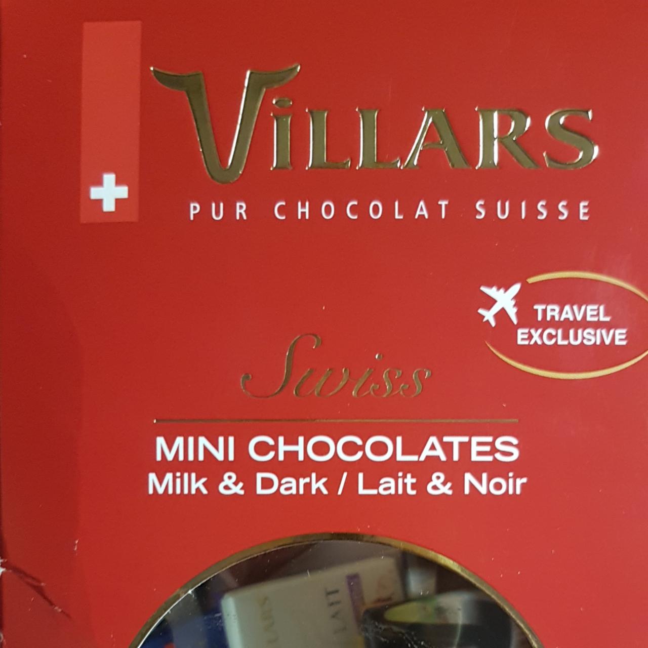 Fotografie - Swiss mini Cocolates Villars pur cocolat suisse