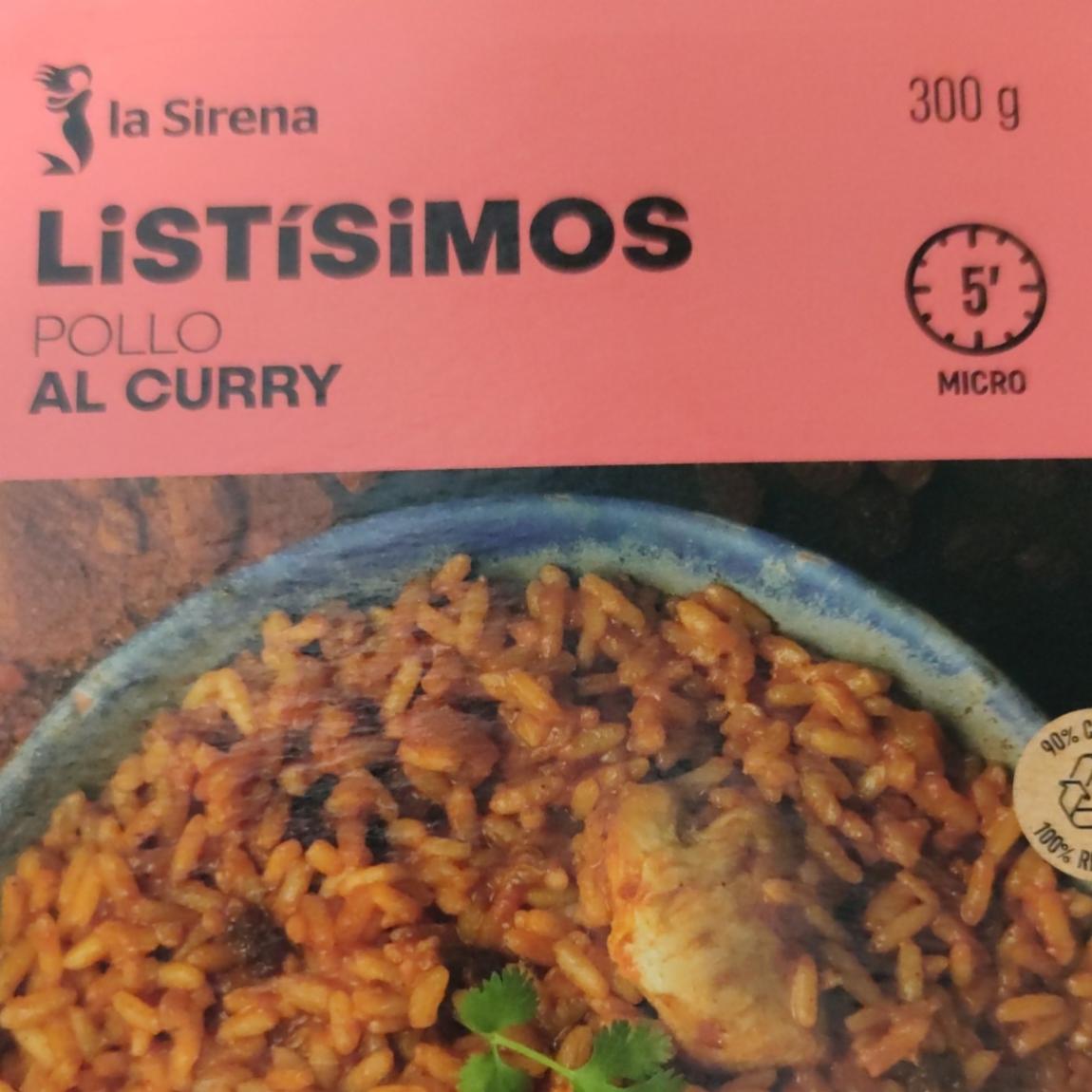 Fotografie - Listísimos Pollo al curry La Sirena