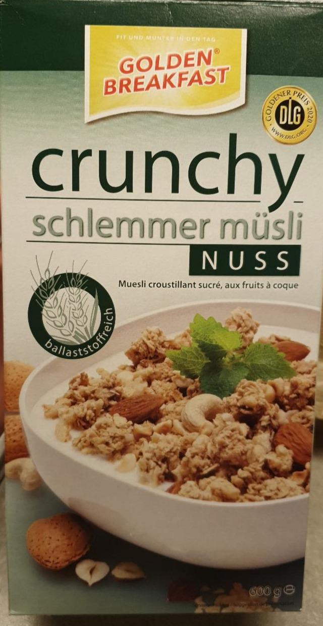 Fotografie - Crunchy Schlemmer Müsli Nuss Golden Breakfast